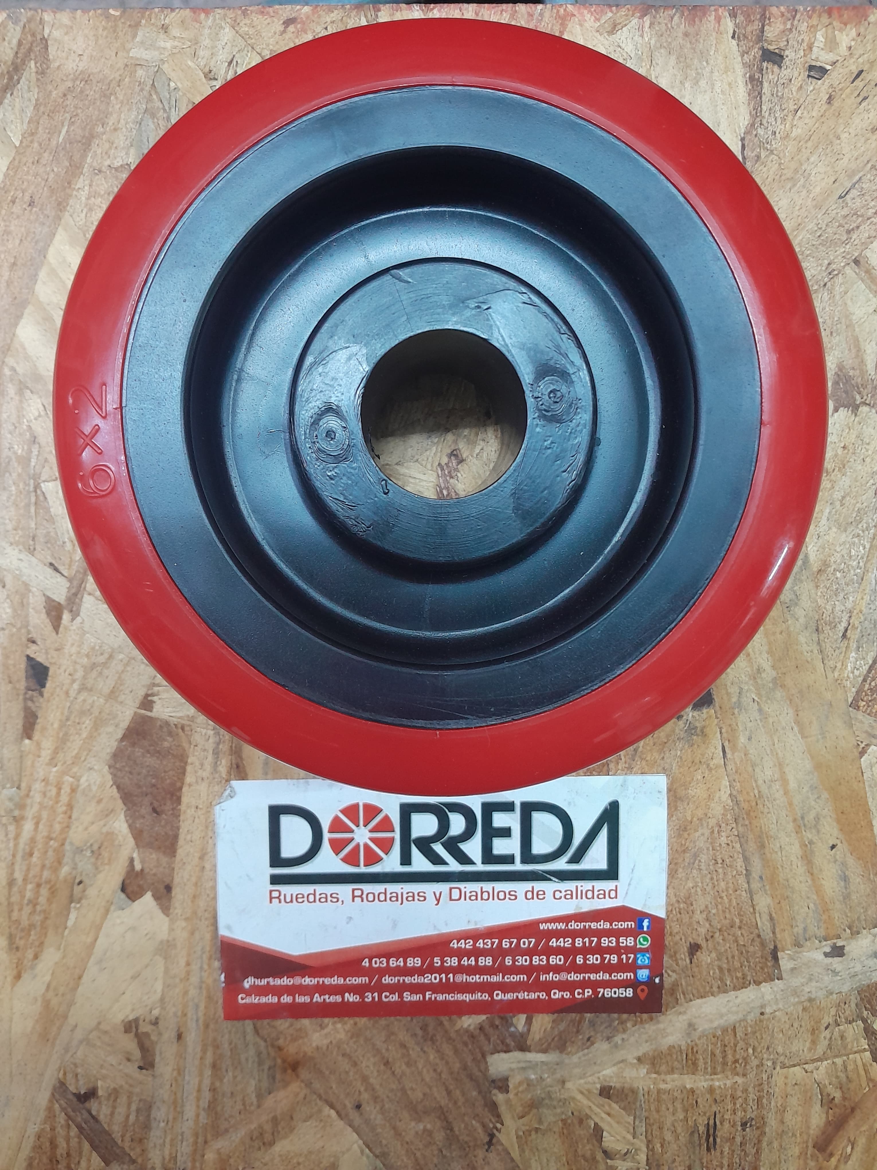 PP60JK84 - POLY PRO 6X2 ROJO CON NEGRO PP60JK84