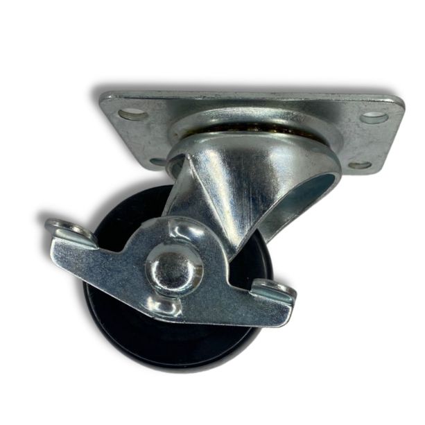 RGFHD3010 - RODAJA GIRATORIA CON FRENO 3" HULE DURO BUJE RGFHD3010