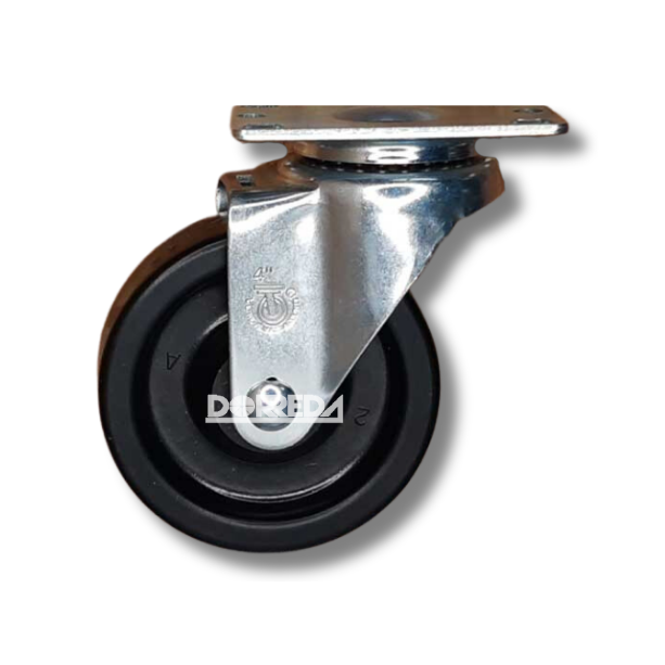13PH30GB9006YY - RODAJA BASE PLACA GIRATORIA SIN FRENO 3X1-1/4" FENOLICA BUJE METALICO 13PH30GB9006YY