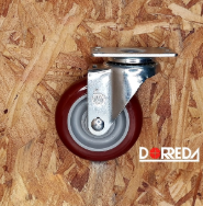 15PM50GM4306YY - RODAJA BASE PLACA GIRATORIA INOX SIN FRENO 5X1 1/4" POLYMADIC 15PM50GM4306YY