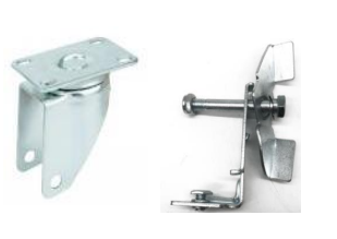 D2ZZ40GZ8206TY - BASE PLACA GIRATORIA CON FRENO LATERAL CH 4 X 1 1/4" D2ZZ40GZ8206TY