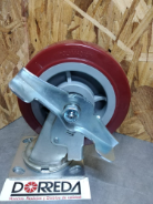 27DM50JM0417TY - RODAJA BASE PLACA GIRATORIA CON FRENO LATERAL 5X2" POLYMADIC BALERO RODILLO 27DM50JM0417TY