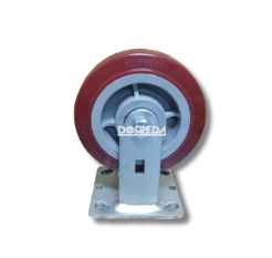 28DM80JM0417YY - RODAJA BASE PLACA FIJA SIN FRENO POLYMADIC 8X2" BALERO RODILLO 28DM80JM0417YY