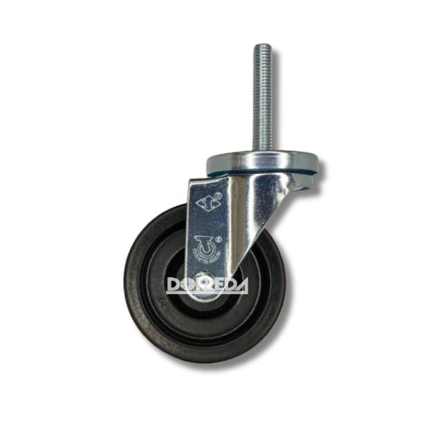21PH40GB9070YY - RODAJA BASE ESPIGA GIRATORIA SIN FRENO 4X1-1/4" FENÓLICA 21PH40GB9070YY