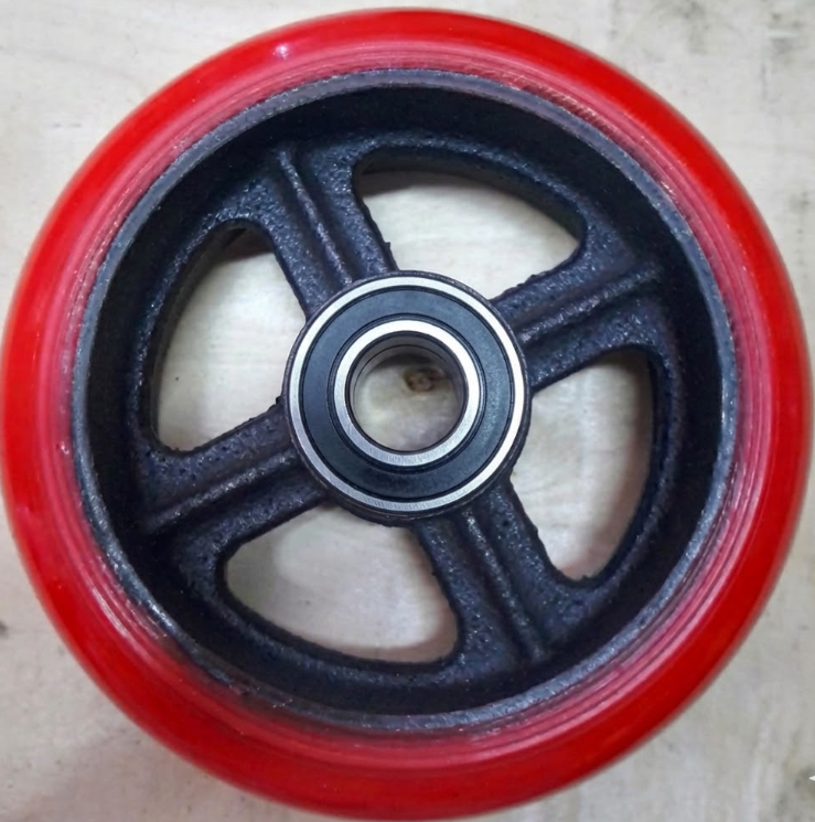 DB60JR60 - RUEDA DE BALON CON BALERO PRECISION CH 6X2" DB60JR60