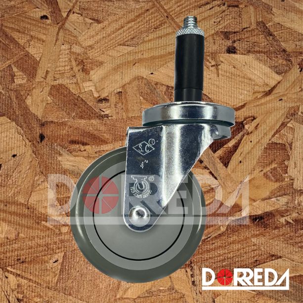 21DP40GI4472YY - RODAJA BASE ESPIGA GIRATORIA SIN FRENO TAQUETE EXP 7/8" 4X1-1/4" DPOLYPRO 21DP40GI4472YY