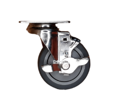 D2TP40GI4406TY - RODAJA BASE PLACA GIRATORIA CON FRENO LATERAL 4X1 1/4" THERMO-PRO D2TP40GI4406TY