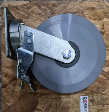 41HU80JI6417TTL - RODAJA BASE PLACA GIRATORIA CON FRENO DUAL PEDAL TOTAL LOCK SERIE 41 ERGOLASTOMER  8X2" 41HU80JI6417TTL