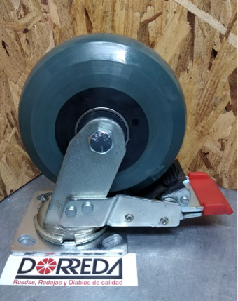 FTHU50JI6417YY - RODAJA BASE PLACA GIRATORIA CON FRENO TOTAL LOCK 5X2" ERGOLASTOMER BALERO BOLA FTHU50JI6417YY